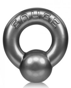 Oxballs Gauge Cock Ring Steel Silver